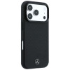 Custodia Mercedes-Benz Grill Pattern e portacarte in pelle MagSafe per Apple iPhone 18 Pro Max / 17 Pro Max, nera
