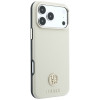 Custodia MagSafe Guess GUE005545 Grained Round Strass Logo per Apple iPhone 18 Pro / 17 Pro, beige