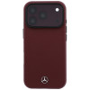 Custodia Mercedes-Benz Grill Pattern e portacarte in pelle MagSafe per Apple iPhone 18 Pro Max / 17 Pro Max, nera