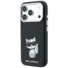 Custodia MagSafe Karl Lagerfeld Smooth Choupette Sketch per Apple iPhone 18 Pro Max / 17 Pro Max, nera