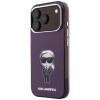Custodia MagSafe Karl Lagerfeld IML Ikonik Sketch Print per Apple iPhone 18 Pro / 17 Pro, bordeaux