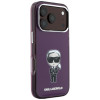 Custodia MagSafe Karl Lagerfeld IML Ikonik Sketch Print per Apple iPhone 18 Pro / 17 Pro, bordeaux