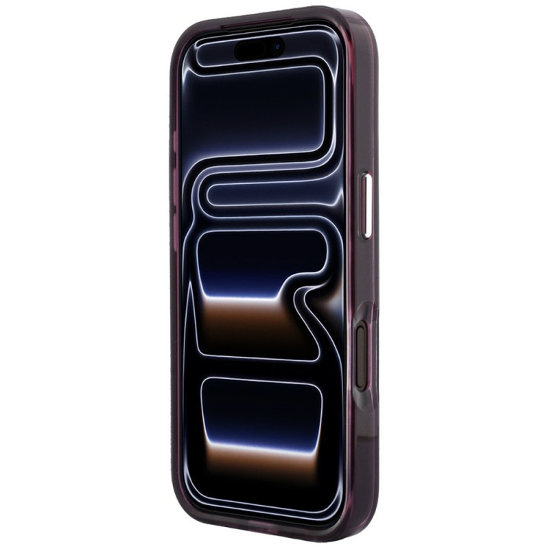 Custodia MagSafe Karl Lagerfeld IML Ikonik Sketch Print per Apple iPhone 18 Pro / 17 Pro, bordeaux