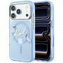 Custodia MagSafe Script Logo Karl Lagerfeld per Apple iPhone 18 Pro / 17 Pro, azzurra