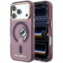 Custodia MagSafe Peekaboo Logo Karl Lagerfeld per Apple iPhone 18 Pro / 17 Pro, bordeaux