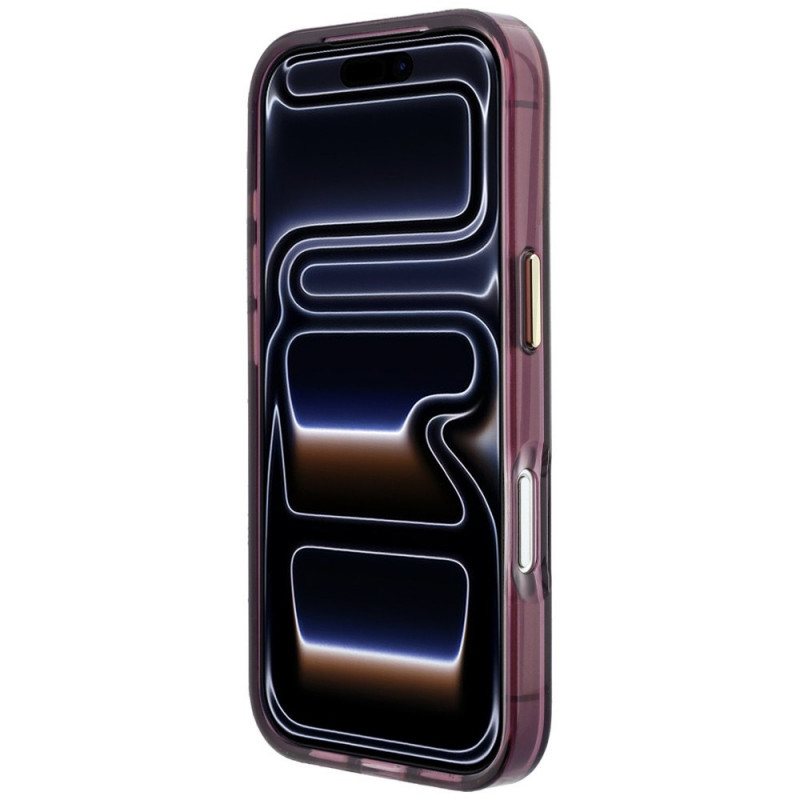 Custodia MagSafe Peekaboo Logo Karl Lagerfeld per Apple iPhone 18 Pro / 17 Pro, bordeaux