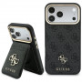 Custodia Guess 4G con portafoglio, MagSafe, per Apple iPhone 18 Pro / 17 Pro, nera