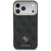 Custodia Guess 4G con portafoglio, MagSafe, per Apple iPhone 18 Pro / 17 Pro, nera