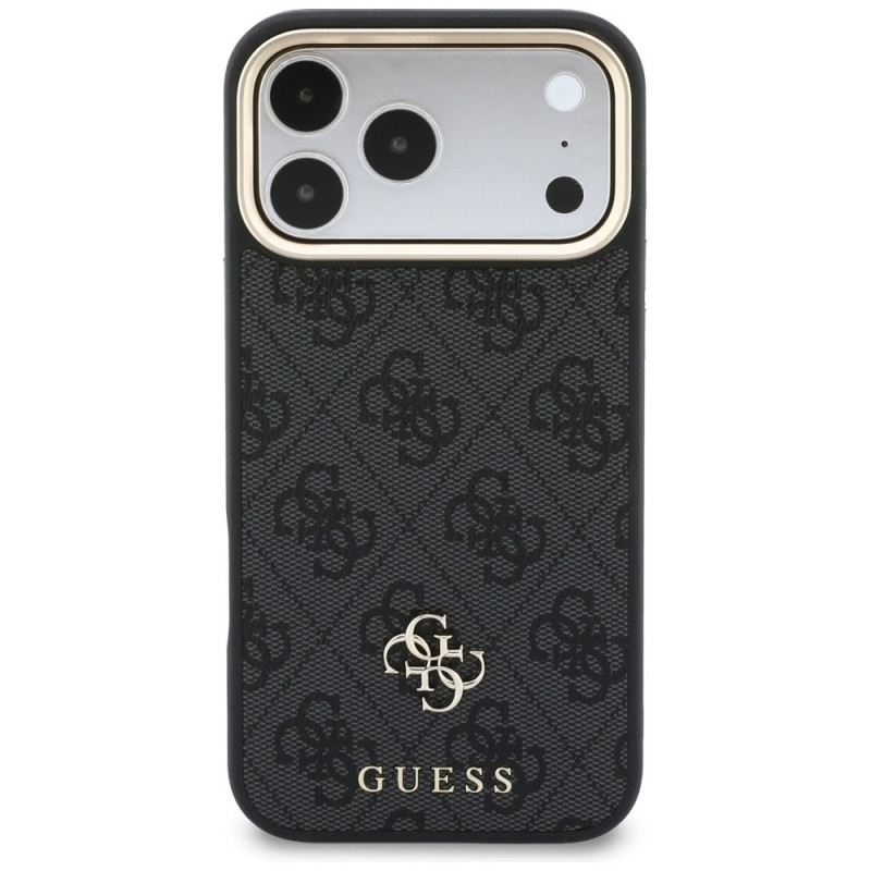 Custodia Guess 4G con portafoglio, MagSafe, per Apple iPhone 18 Pro / 17 Pro, nera