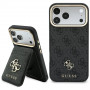 Custodia Guess 4G con portafoglio, MagSafe, per Apple iPhone 18 Pro Max / 17 Pro Max, nera