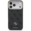 Custodia Guess 4G con portafoglio, MagSafe, per Apple iPhone 18 Pro Max / 17 Pro Max, nera