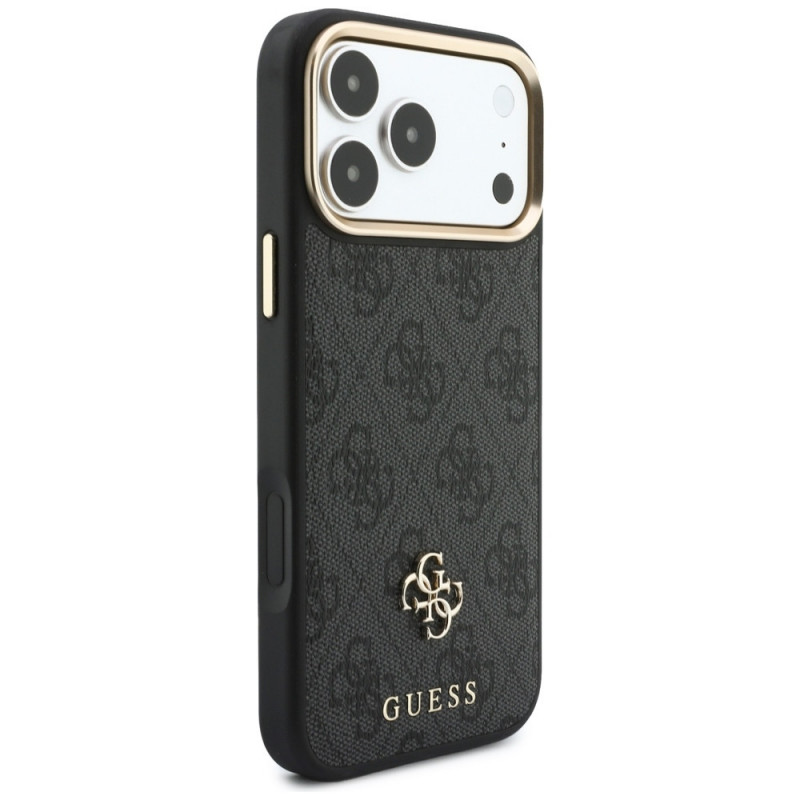 Custodia Guess 4G con portafoglio, MagSafe, per Apple iPhone 18 Pro Max / 17 Pro Max, nera