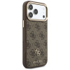 Custodia Guess 4G con portafoglio, MagSafe, per Apple iPhone 18 Pro / 17 Pro, marrone