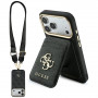 Custodia Guess 4G con portafoglio, MagSafe, per Apple iPhone 18 Pro / 17 Pro, marrone