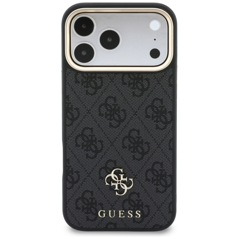 Custodia Guess 4G con portafoglio, MagSafe, per Apple iPhone 18 Pro / 17 Pro, marrone