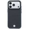 Custodia MagSafe BMW Kevlar Metal Logo per Apple iPhone 18 Pro / 17 Pro, antracite