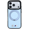 Custodia BMW Kevlar Ring Stand 360 MagSafe per Apple iPhone 18 Pro Max / 17 Pro Max, blu
