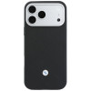 Set custodia e portafoglio BMW Quilted Pattern Metal Logo per Apple iPhone 18 Pro / 17 Pro, nero