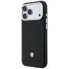 Set custodia e portafoglio BMW Quilted Pattern Metal Logo per Apple iPhone 18 Pro Max / 17 Pro Max, nero