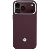 Set custodia e portacarte BMW Quilted Pattern Metal Logo per Apple iPhone 18 Pro Max / 17 Pro Max, bordeaux