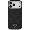 Custodia MagSafe Guess 4G Triangle Logo per Apple iPhone 18 Pro Max / 17 Pro Max, nero oro