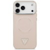 Custodia MagSafe Triangle Logo Guess per Apple iPhone 18 Pro Max / 17 Pro Max, rosa