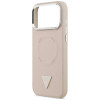 Custodia MagSafe Triangle Logo Guess per Apple iPhone 18 Pro Max / 17 Pro Max, rosa