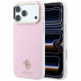 Custodia MagSafe Guess Saffiano Small 4G & Classic Logo per Apple iPhone 18 Pro / 17 Pro, rosa