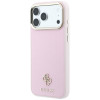 Custodia MagSafe Guess Saffiano Small 4G & Classic Logo per Apple iPhone 18 Pro / 17 Pro, rosa