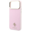 Custodia MagSafe Guess Saffiano Small 4G & Classic Logo per Apple iPhone 18 Pro / 17 Pro, rosa