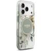 Custodia MagSafe Guess IML Flower & Tonal Circle per Apple iPhone 18 Pro Max / 17 Pro Max, verde