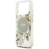 Custodia MagSafe Guess IML Flower & Tonal Circle per Apple iPhone 18 Pro Max / 17 Pro Max, verde