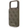 Custodia crossbody Guess 4G Cardslots & Magnetic Closure per Apple iPhone 18 Pro / 17 Pro, marrone