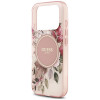 Custodia MagSafe Guess IML Flower & Tonal Circle per Apple iPhone 18 Pro Max / 17 Pro Max, rosa