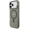 Custodia MagSafe Guess IML Glitter Pearl Strap per Apple iPhone 18 Pro Max / 17 Pro Max, nera