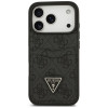 Custodia triangolare Guess 4G Double Card per Apple iPhone 18 Pro / 17 Pro, nera