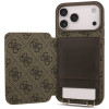 Custodia crossbody Guess 4G Cardslots & Magnetic Closure per Apple iPhone 18 Pro Max / 17 Pro Max, marrone