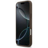 Custodia triangolare a doppia scheda 4G Guess per Apple iPhone 18 Pro Max / 17 Pro Max, marrone