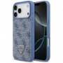 Custodia triangolare con doppia scheda 4G Guess per Apple iPhone 18 Pro Max / 17 Pro Max, blu