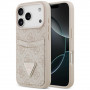 Custodia triangolare a doppia scheda 4G Guess per Apple iPhone 18 Pro Max / 17 Pro Max, rosa