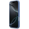 Custodia triangolare a doppia scheda 4G Guess per Apple iPhone 18 Pro / 17 Pro, blu