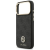 Custodia MagSafe Guess 4G Strass Logo per Apple iPhone 18 Pro Max / 17 Pro Max, nera