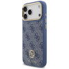 Custodia MagSafe Guess 4G Strass Logo per Apple iPhone 18 Pro Max / 17 Pro Max, blu