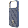 Custodia MagSafe Guess 4G Strass Logo per Apple iPhone 18 Pro Max / 17 Pro Max, blu