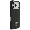 Custodia MagSafe Guess Croco Triangle Logo per Apple iPhone 18 Pro / 17 Pro, nera
