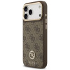 Custodia MagSafe Guess 4G Strass Logo per Apple iPhone 18 Pro Max / 17 Pro Max, marrone