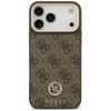 Custodia MagSafe Guess 4G Strass Logo per Apple iPhone 18 Pro Max / 17 Pro Max, marrone