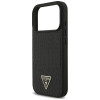 Custodia MagSafe Guess Croco Triangle Logo per Apple iPhone 18 Pro Max / 17 Pro Max, nera