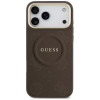 Custodia MagSafe Peony Hot Stamp Guess per Apple iPhone 18 Pro Max / 17 Pro Max, marrone