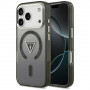 Custodia MagSafe Guess IML Gradient Triangle Logo per Apple iPhone 18 Pro Max / 17 Pro Max, nera